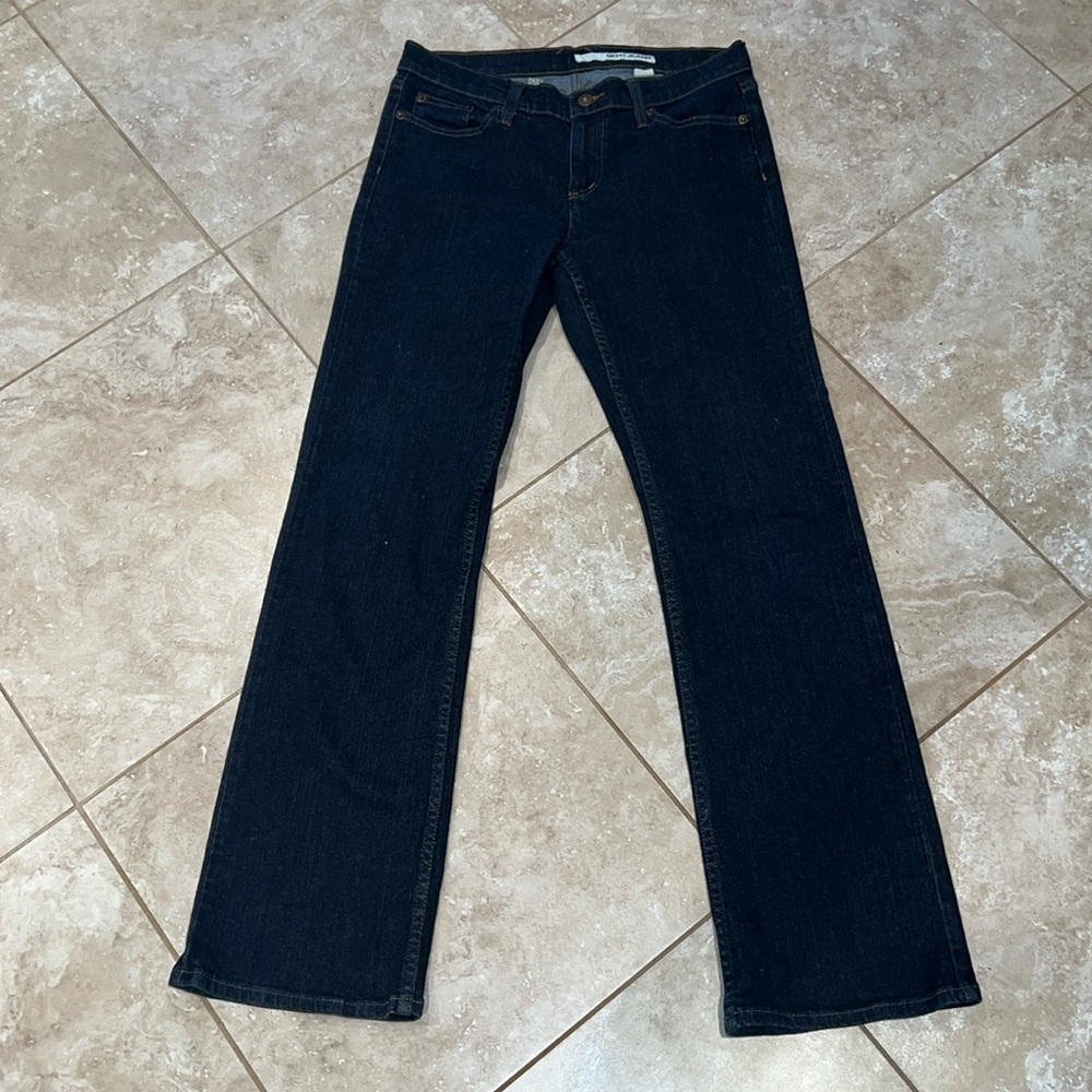DKNY Ludo low Boot Stretch Women’s Dark Blue Jeans Size 8R KCMU5990
